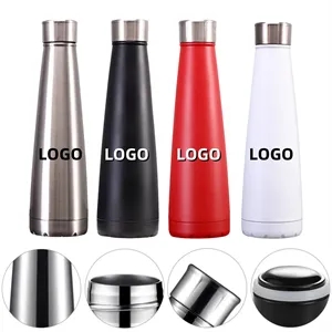15oz 304 Conical Stainless Steel Thermos Cup