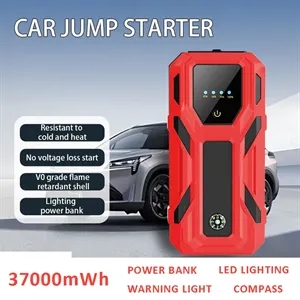 Portable 12V Car Jump Starter (37000mWh)