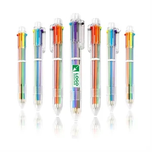 6-in-1 Multicolor Retractable Ballpoint Pen