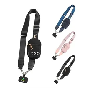 Adjustable Crossbody Phone Wallet Lanyard