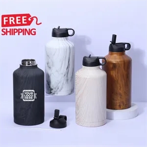 Insulated Stainless Steel Water Bottle With Straw