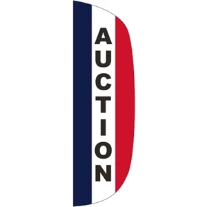 3' x 10' Message Flutter Flag - Auction