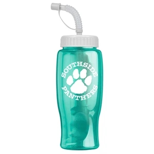 Garyline® Poly+ Bottle with Straw Lid - 27 oz.