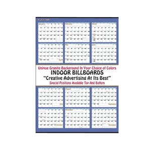 Jumbo Yearly Planner Calendar - 29" x 45"