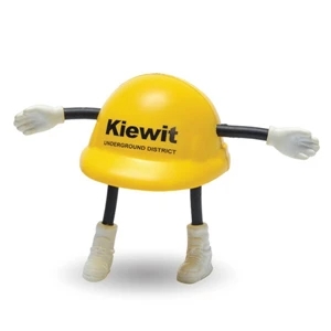 Hard hat man figure stress reliever