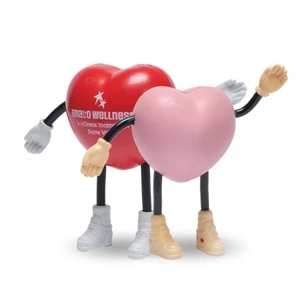 V heart figure stress reliever