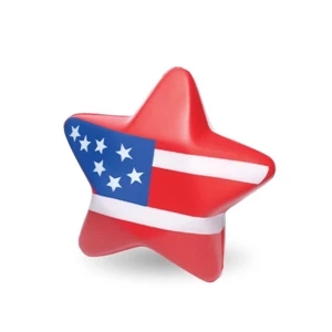 Patriotic design star stress reliever