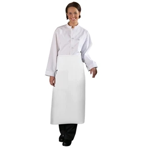 White Full Bistro Apron