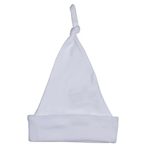 Interlock White Knotted Cap