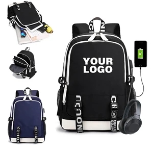 USB Charging Port Laptop School Backpack