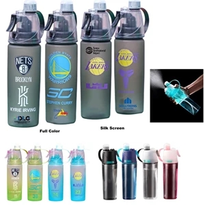 Kids NBA Star Player Sports Misting Top Spout Water Bottle