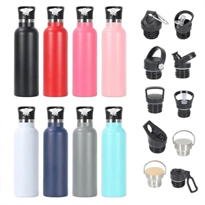 17 Oz Stainless Steel Sports Water Bottle
