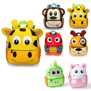 Little Kid Toddler Cute Neoprene Cartoon Backpacks
