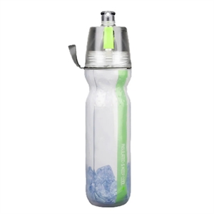 Sports Misting Water Bottle 2 In 1 Sip Cup