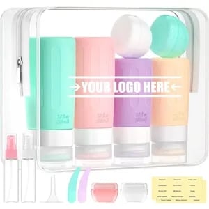 16 Pack Silicone Travel Bottles Set for Toiletries