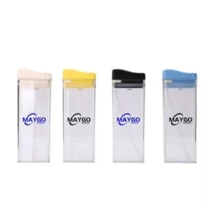 12oz Portable Bottle with Straw