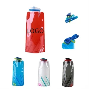 Collapsible Water Bottle with Carabiner Clip