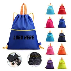 Portable Travel Sports Drawstring Backpack