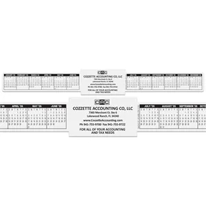 Business Card Calendar