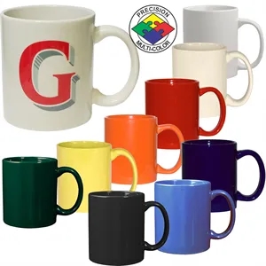 11oz Vitrified C-Handle Coffee Mug