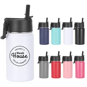 12oz Insulated Water Bottle With Straw Lid