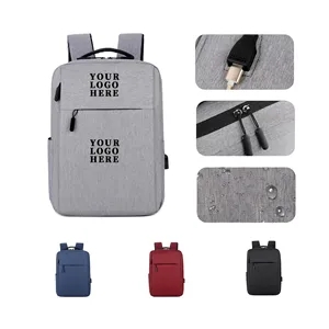 MOQ 20 PCS Business Computer Backpack With USB Port