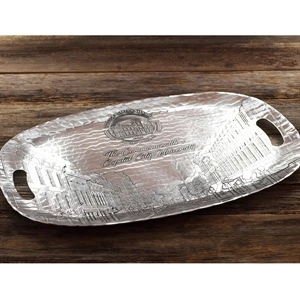 Breezewood Metal Display Tray with Handles