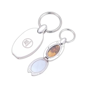 Magnetic Key Chain with Picture Frame and Mirror