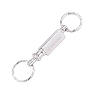 Triangular Metal Key Chain