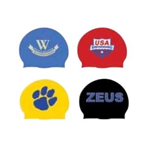 Custom Printed Silicone Swim Cap
