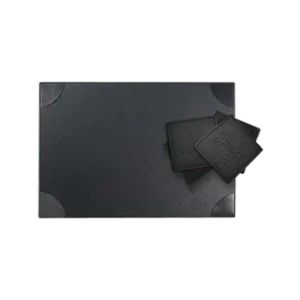 Desk pad and coaster set
