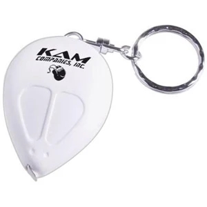 Mouse Shaped Tape Measure Keychain