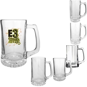 Clear Glass Sport Mugs